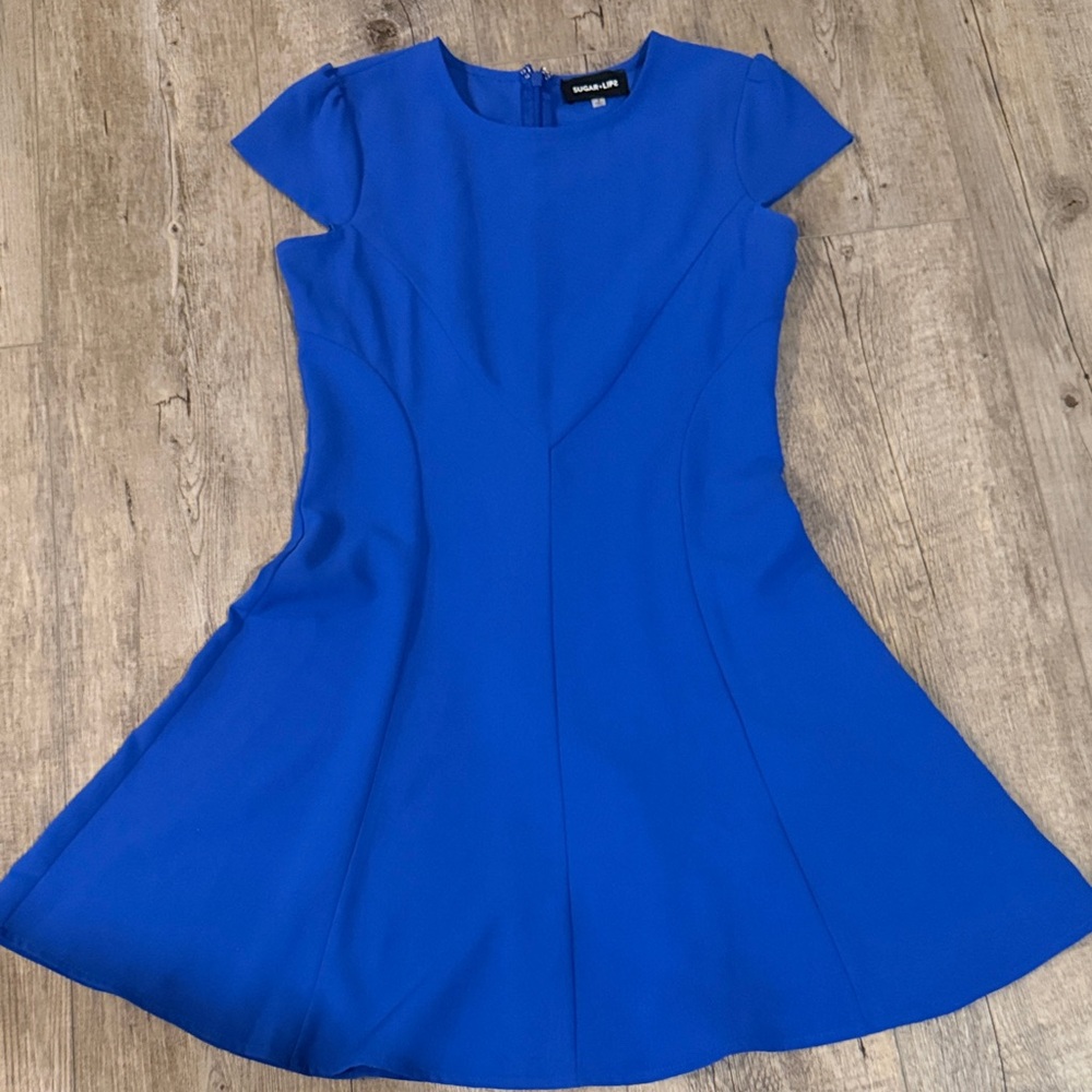 Royal Blue Mini Dress
